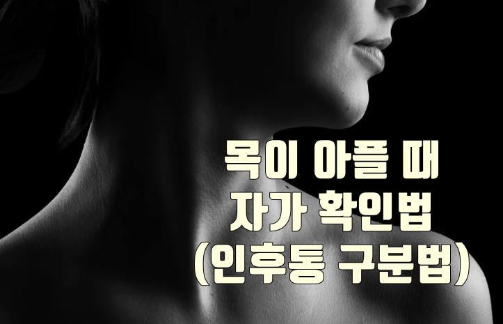 목이 아플 때 인후통