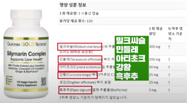 실리마린 추천