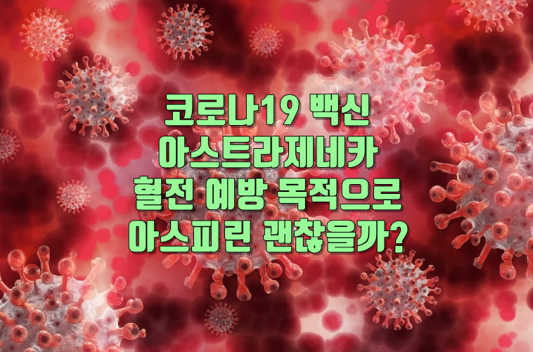 백신 혈전증 예방